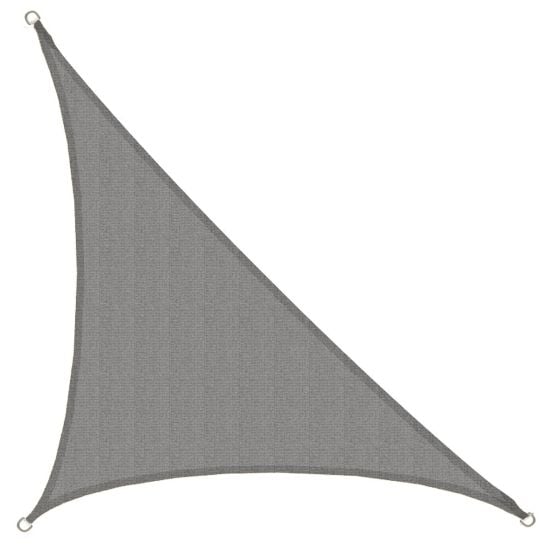 AMANKA 5,1 x 3,6 HDPE Sonnensegel - Grey