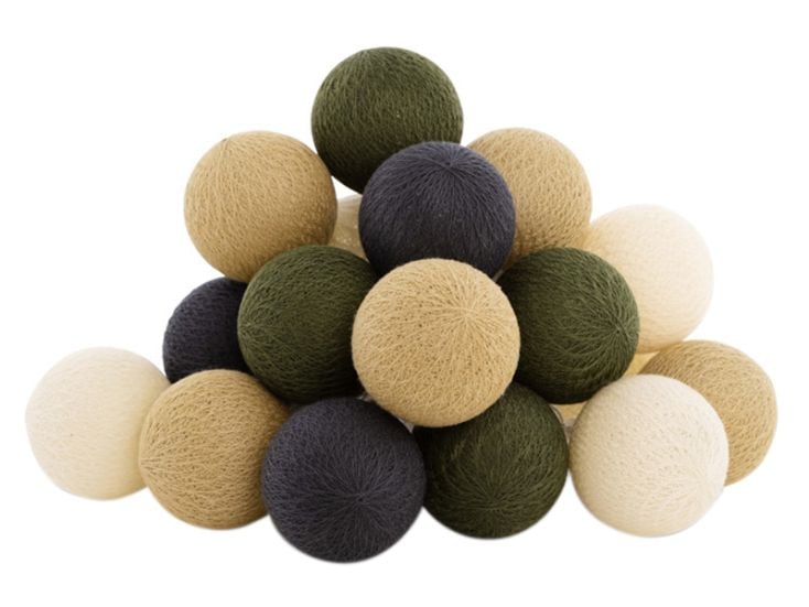 Cotton Ball Lights Outdoor Starter Kit lichterkette - Cazar