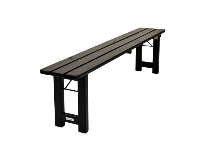 MaximaVida Riga 200 cm Blackwash klappbare Picknickbank