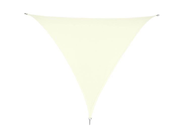 Buitenkado, 3 x 3 x 3 m, cremeweißer Sonnensegel