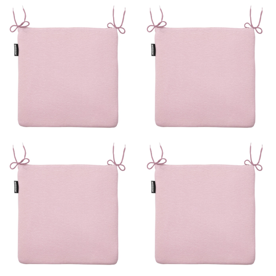 Madison Panama Sitzkissen in zartem Rosa – 4er-Set