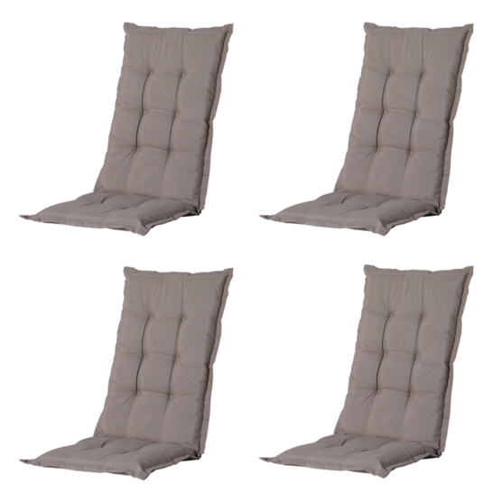 Madison Panama Jute-Gartenstuhlkissen – 4er-Set