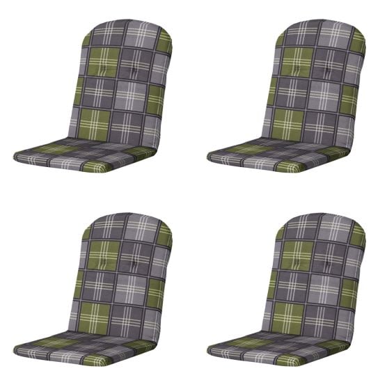 Sitzkissen Madison Patchy Olive Bucket – 4er-Set