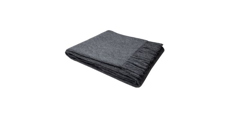 Chill Dept Santa Cruz Alpaka-Wolle Decke - Anthracite