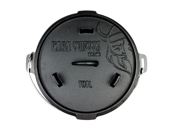 Dutch Oven 8 Liter gusseiserne Kasserolle