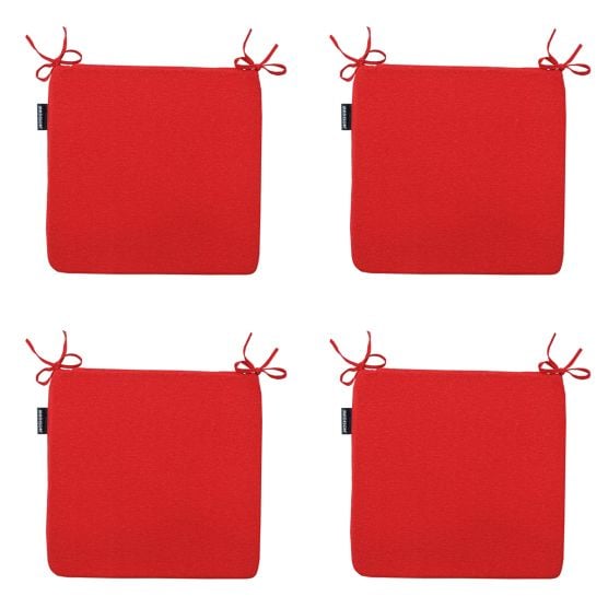Madison Panama rotes Sitzkissen - 4er-Set