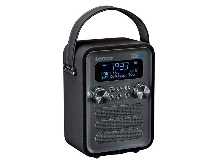 Lenco PDR-051BKSI Tragbares DAB+ FM-Radio