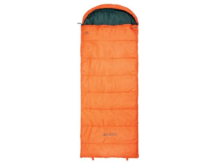 ACAMP Emery 220 x 85 cm Schlafsack mit Kapuze - Orange