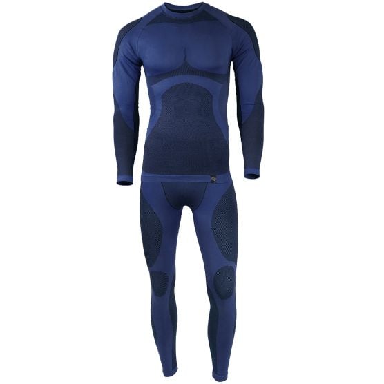 Black Snake Python Navy Herren Funktionsunterwäsche Set