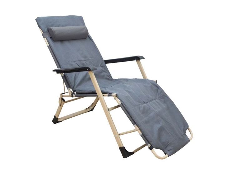AMANKA 178 x 60 verstellbarer Relaxstuhl - Grey