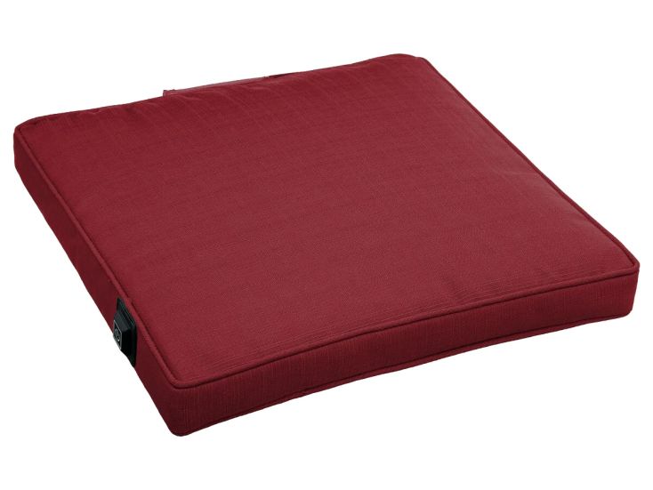 Warmpi Outdoor Beheiztes Sitzkissen - Burgunderrot