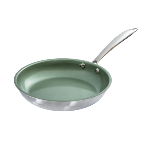 Just Vegan 24 cm Edelstahl Eco-pfanne
