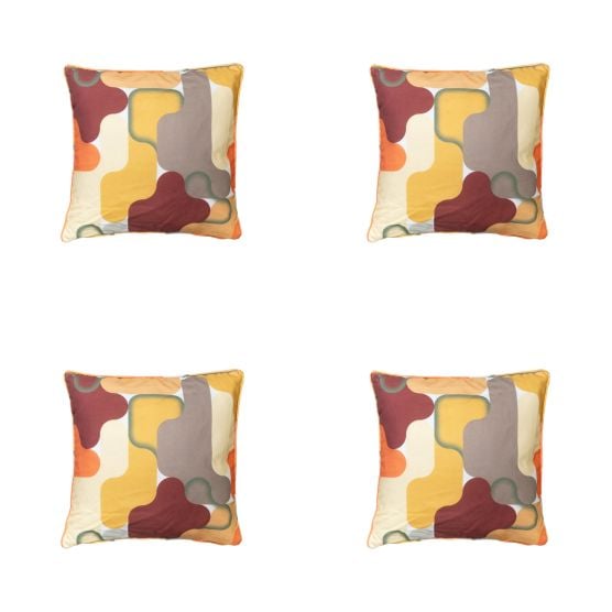 Madison Grafi bordo Dekokissen - 4er Set