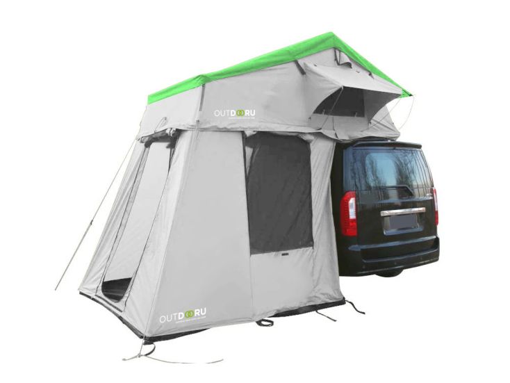OutdoorU Family Plus Flex 25 Dachzelt - Ivy Green
