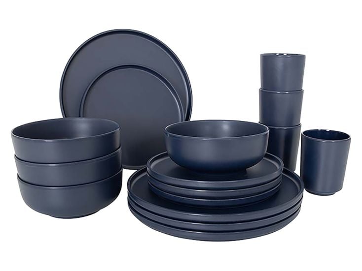 Bo-Camp Industrial Patom 16-teiliges Geschirrset - Blue