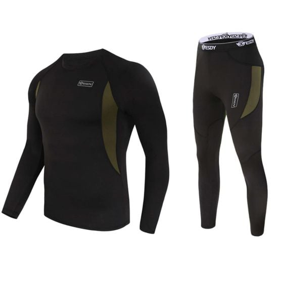 Northstrong Black Funktionsunterwäsche Set