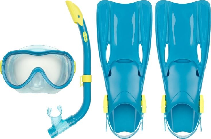 Waimea Schnorchelsatz für Kinder Maske – Blau