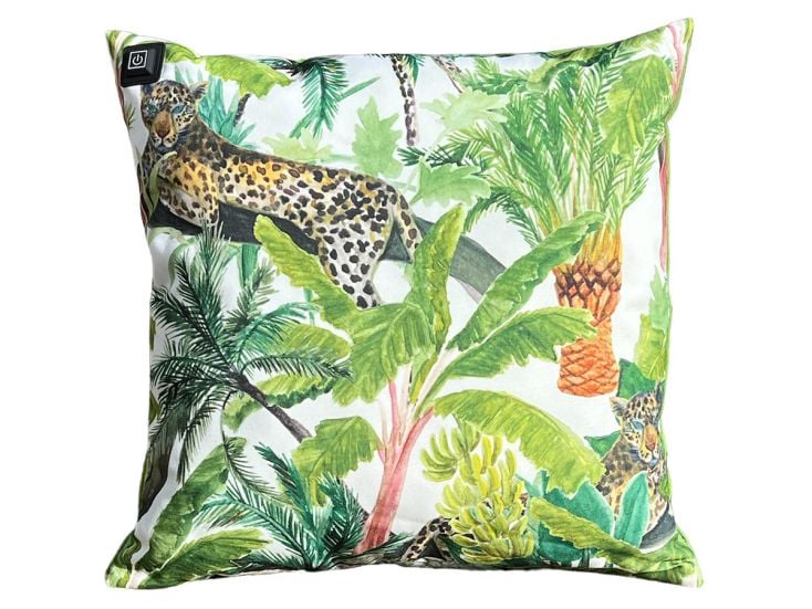 Warmpi drahtlose beheizte dekorative outdoor-kissen - Cheeta