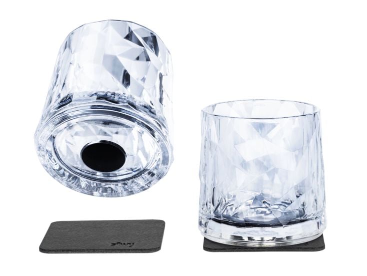 Silwy 2er Set Magnet-Kunststoffgläser TUMBLER Hightech