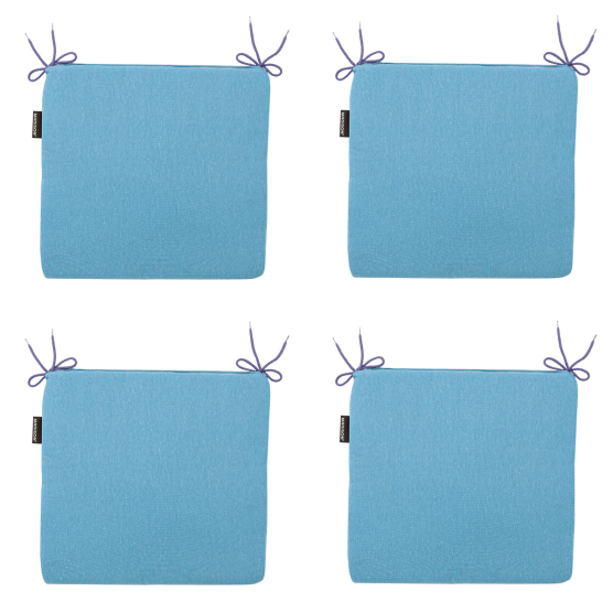 Madison Panama aqua Sitzkissen - 4er Set