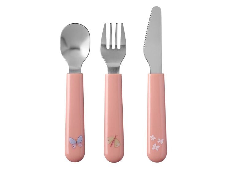 Mepal Mio 3-teilig Kinderbesteck - Flowers & Butterflies