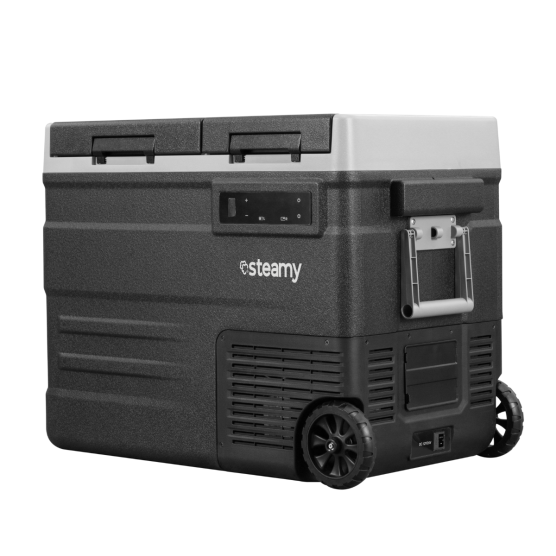 Steamy-E Dual Zone 55 Elektrische Kühlbox mit Rollen