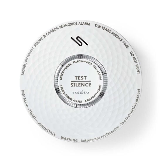 Nedis DTCTCS10WT Smoke & Kohlenmonoxid-Alarm