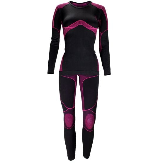 Black Snake Pink Damen Funktionsunterwäsche Set