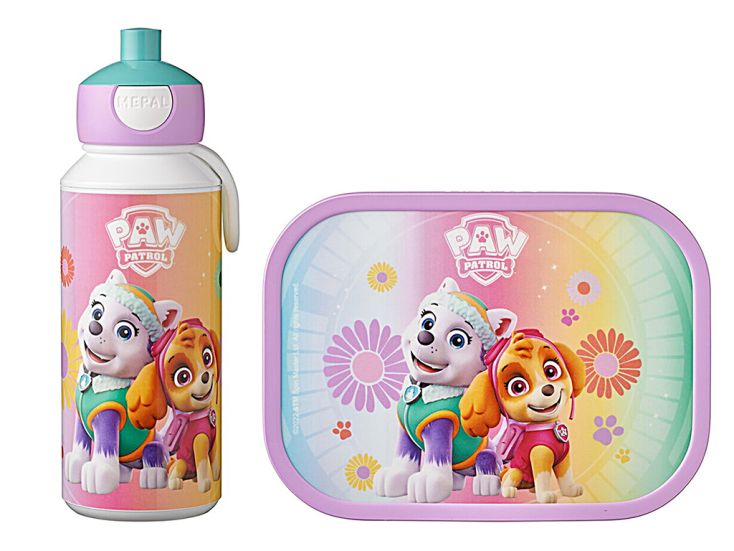 Mepal Campus Pop-up flasche mit Brotdose - Paw Patrol Girls