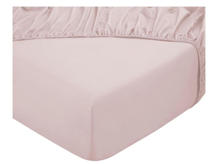 DoubleDry Home 180 x 200 cm Spannbettlaken - Peach