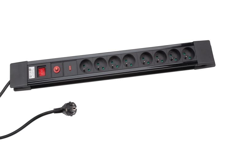 Perel EBP08SN 8-fach Steckdose - 1,5 Meter