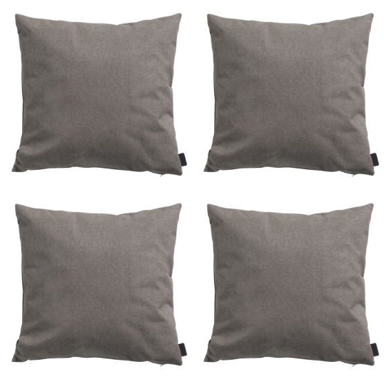 Dekokissen Madison Oxford Taupe - 4er-Set