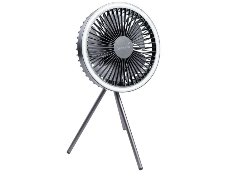 Skandika Solvind Campinglampe mit Ventilator - Black