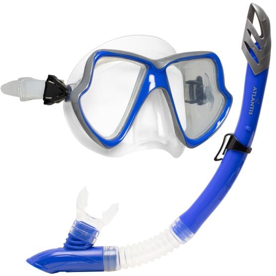Atlantis Java Erwachsene Schnorchel-Set - Blue