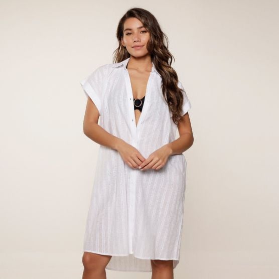 LingaDore 7730 Weiß Tunik kurze Ärmel
