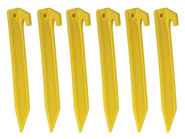 HEM ABS 23 cm zelthering - Set von 6