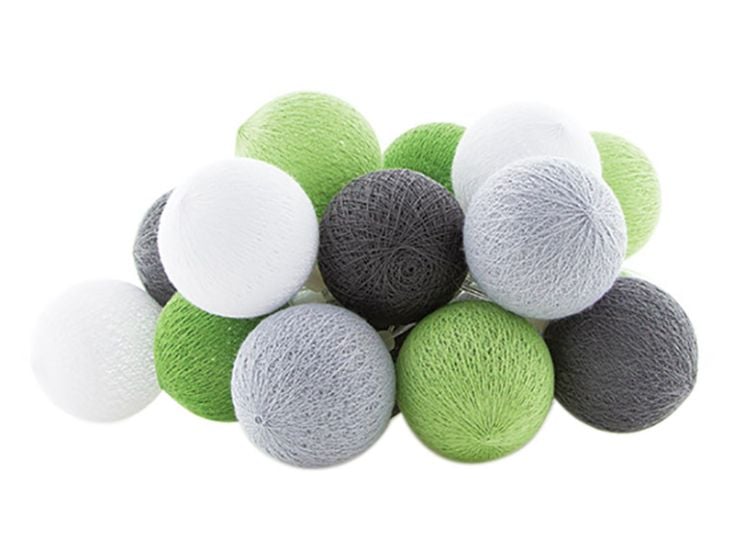 Cotton Ball Lights Outdoor Starter Kit lichterkette - Verde