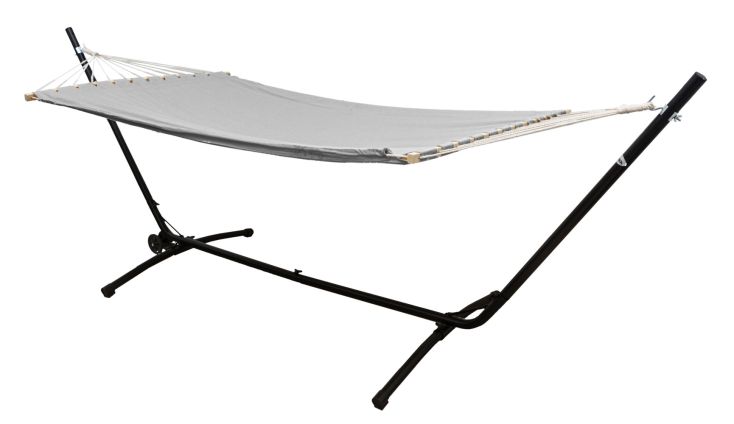 AMANKA 335 x 100 cm Hängematte mit Gestell - Grey