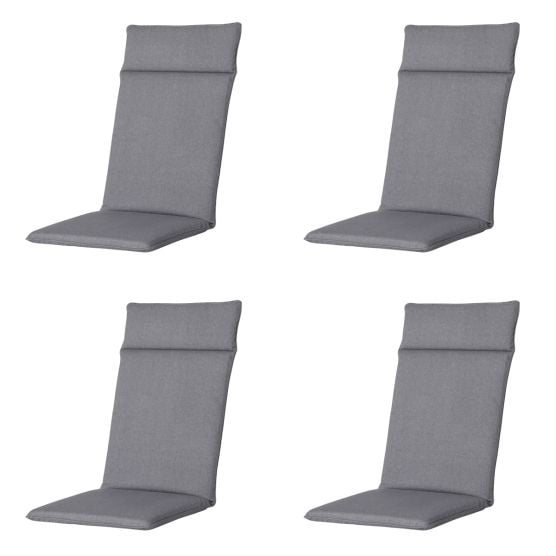 Madison Oxford Gartenstuhlkissen - 4er-Set