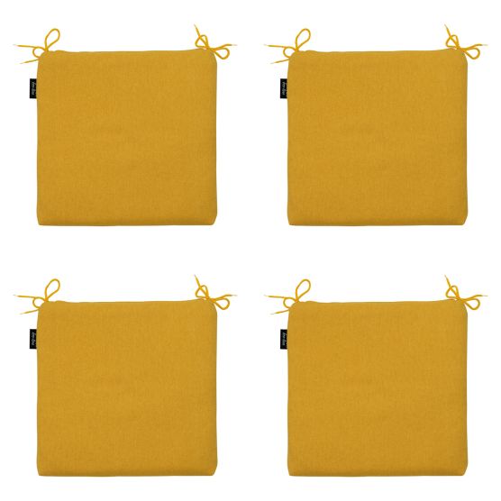 Madison Gold Canvas Eco+ Sitzkissen - 4er-Set