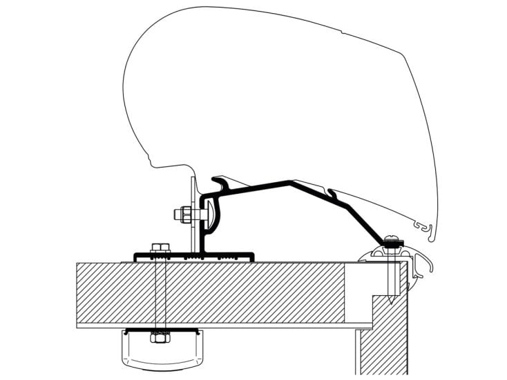 Thule Adapter Kit LMC-Wohnwagen