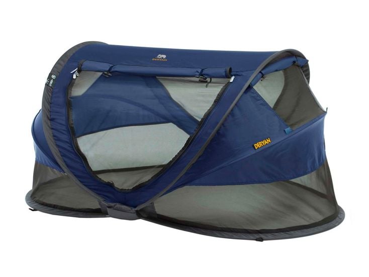Deryan Luxe Kleinkindbett mit Matratze – Navy