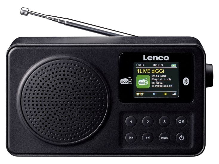 Lenco PDR-033BK Digitalradio