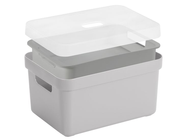 Sunware Sigma home 13 liter Aufbewahrungsboxset - Grey