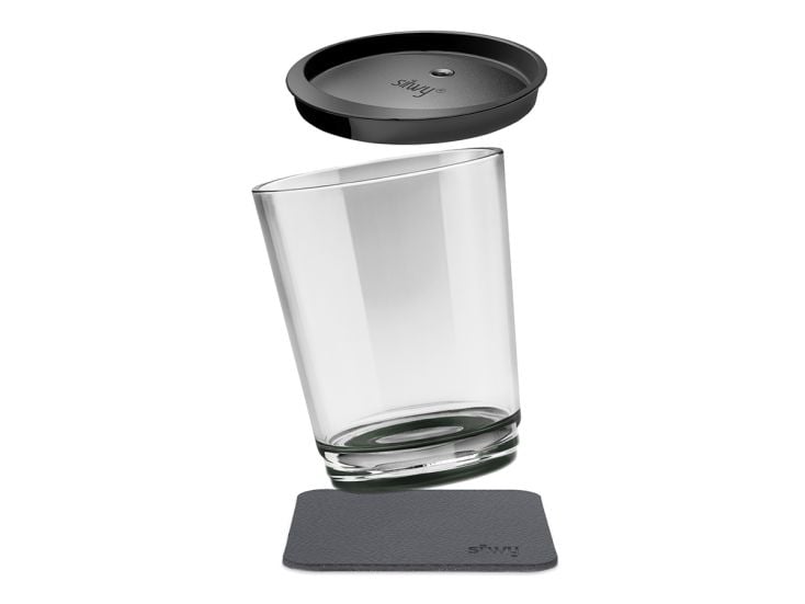 Silwy Triple Magnet-Trinkbecher - Grey