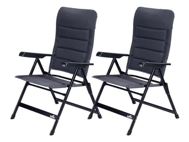 Bardi 7-Positionen Luxus-Klappstuhl - Set von 2