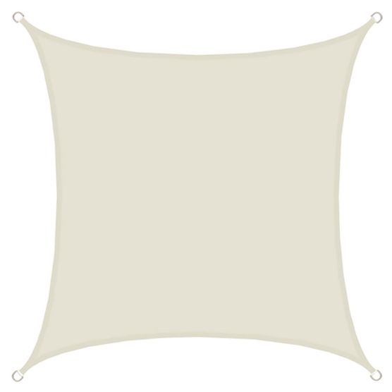 AMANKA 2x2 beiges wasserabweisendes Polyester Sonnensegel