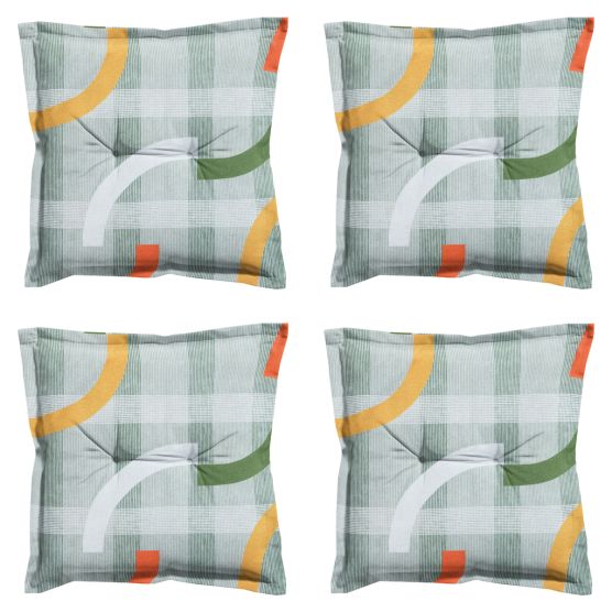 Madison Tess orange Sitzkissen - 4er Set