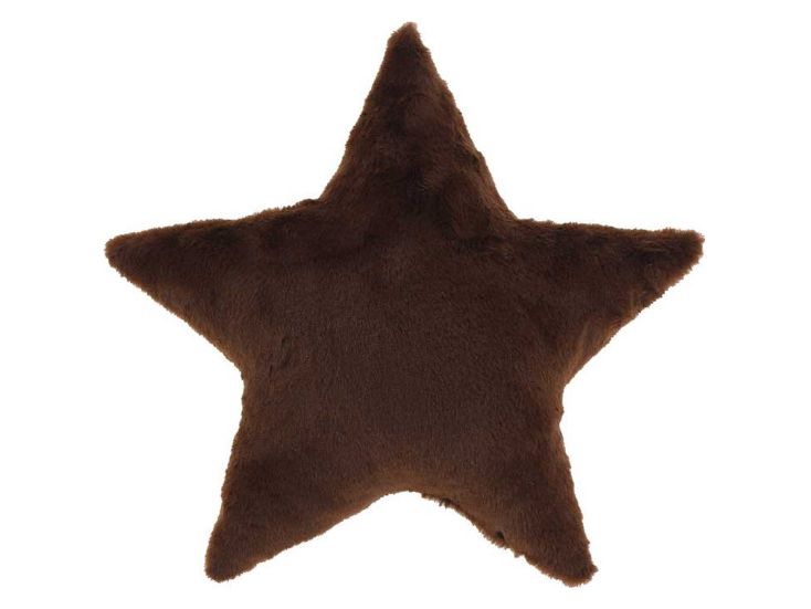 Unique Living Ster 44 x 44 cm Kissen - Dark Brown