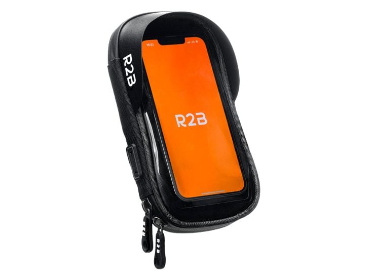 R2B Schwarze Wasserdichte Fahrrad-Handyhalterung